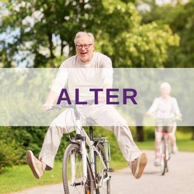 Button öffnet Link zu den Angeboten im Bereich Alter des Diakonischen Werkes Karlsruhe